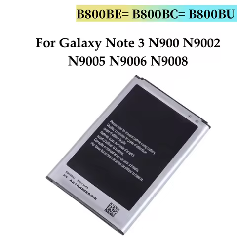 1-2Pcs/Lot New Battery B800BE B800BC B800BU For Samsung Galaxy Note 3 N900 N9002 N9005 N9006 N9008 R