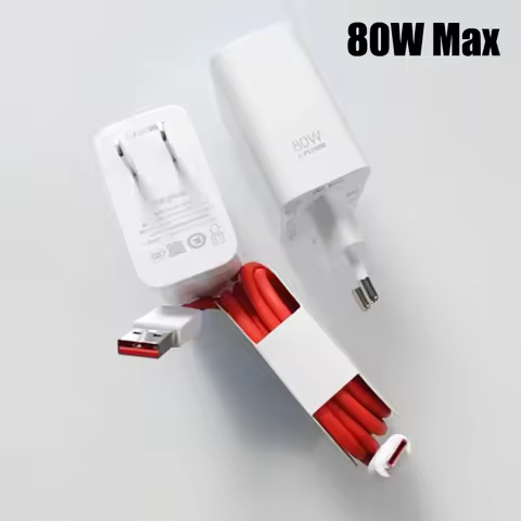 Oneplus 13R Charger 80W Supervooc Charge EU US Fast Power Adapter Type C Cable For One Plus 1+ 13 12