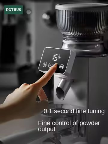 Petrus PE3766 automatic coffee bean grinder electromechanical quantitative grinding machine Small ho