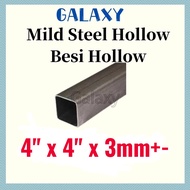 4" x 4" x 3mm+- Mild Steel Square Tube Square Hollow Besi Hollow Besi Empat Segi 方喉 正方形铁