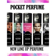 POCKET PERFUME MINYAK WANGI HIGH QUALITY BILLIE EILISH, YULONG ARMANI,CHAMPAGNE TOAST BBW,THE ONE D&