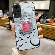 Liverpool FC 16 design Tempered Glass Phone Case Cover For POCO F3 F4 F5 M5 M6 4G X3 X4 GT X5 X6 X7 