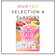 JARDIN Our Tea Selection 6 Flavors Variety Pack (17g x 6 Sticks) | 100% Korea Fruit Tea | Real Fruit
