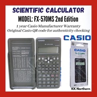 100% ORIGINAL Casio Scientific Calculator  FX-570MS 2nd Edition
