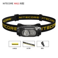 NITECORE HA11 ไฟทรงหมวกแบบถอดได้ ใช้แบตเตอรี่ AA สำหรับตกปลาในเวลากลางคืน ใช้สำหรับการปีนเขา ท่องเที