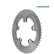 absoluteBLACK Chainring Oval 110/5BCD 2x Winter 52T Grey