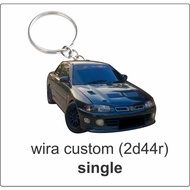 wira custom design 2d44r 2d keychain