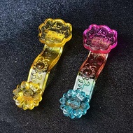 👍全城最低价👍高档1pcs琉璃水晶如意摆件 聚宝盆桶摆设品 家居饰品装饰品 风水  送礼 开运 招财进宝 fortune luck money yuan bao feng shui ru yi 冷静