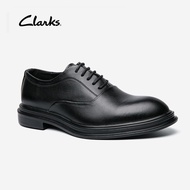 Clarks_ผู้ชายแต่งตัว Conwell ผ้ากันเปื้อนหนังลูกไม้รองเท้าW-28566