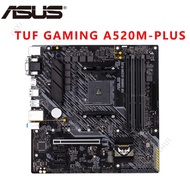 【Used】Asus TUF GAMING A520M-PLUS  AM4 Motherboard DDR4 Socket AM4 A520M PLUS