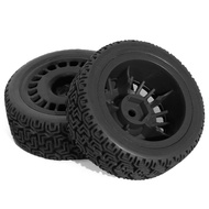 【LB0P】-4pcs 68mm -Tires Rubber Tire Wheel Tyre for XV01 XV02 TT01 TT02 PTG-2 1/10 RC -Racing Car Upg