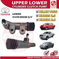 S2U Car Upper Lower Master Slave Cylinder Clutch Pump Toyota Hilux Vigo KUN25 2.5 KUN26 2.6 31420-0K
