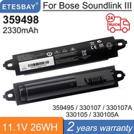 💥ETESBAY 359498 Replace Baery For Bose Sound Bluetooth Speaker III 359495 330107 330107A 330105 330105A 359498-0010 4046