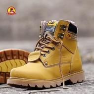 COD㍿☃Caterpillar Men's and women Safety Shoes Outdoor High-Top Tooling large size tooling shoes coup