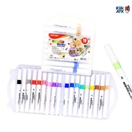 GREEBEL Acrylic Markers 12, 18, 24 Colors in Storage Box