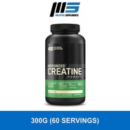 ON Micronized Creatine Monohydrate (300g, Unflavored) - Optimum Nutrition