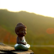 5504 People Praise Home Tea Pets Chinese Style Zen Ornaments Cute Zen Little Tathagata Buddha Statue