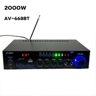 มีสต็อกพร้อมส่งจากไทย🔥2CH HIFI Amplificador เครื่องขยายเสียงพลังเสียงลำโพง 220V โฮมเธียเตอร์เครื่องข