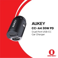 Aukey CC-A4 Dual Port USB-C 30W PD Car Charger