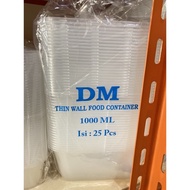 Thinwall box DM 1000ml / box container merk dm