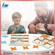 [gouyu77.vn] Wooden Board Tic- Toe Game XO Table Game Toy Classical Family Children Puzzle Game Educ