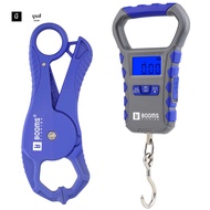 Booms Fishing ปลาขนาดเล็ก Gripper LCD แบบชาร์จไฟได้ดิจิตอล 65LB/30KG เครื่องชั่งน้ําหนักแบบพกพาเครื่