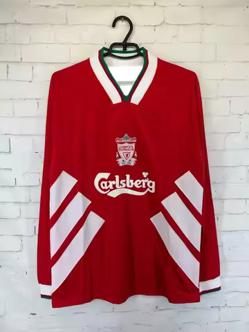Jersey Liverpool Ian Rush 1994 Rare Vintage Long Sleeve Football jersey, quick drying breathable T-s