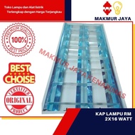 KAP RM TL T8 + SET LED 16 WATT 2X16 / KAP LAMPU RM 2X36 WATT