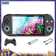 【SG36】M22 Pro Retro Game Console 128GB 5.0 Inch IPS Display RGB LED Joystick Support LINUX/Emelec 4.