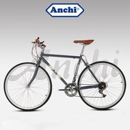RIDE ON จักรยานไฮบริด จักรยานวงล้อ700c รูปทรงวินเทจ จักรยานผู้ใหญ่ เกียร์ 14 สปีดไซส์