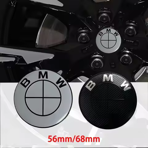 New Hood/Trunk Emblems Wheel Hub Covers For BMW X5G05 G60 X5E53 F07 F18 G30 G31 G38 G14 G15 G16 E84 