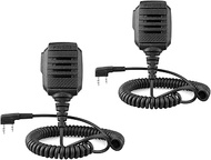 Retevis Walkie Talkie Mic, Shoulder Speaker, IP54 Waterproof Microphone for BF-F8HP Baofeng UV-5R Re