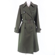 COACH CX548 棉質風衣，卡其色，XS碼，正品，女款，成色極佳，飾有品牌標誌紐扣和五金配件。