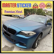 Car Vehicle 30x152CM Star Matte Metroric Blue Wrap Film Car Sticker ⚡READYSTOCK⚡