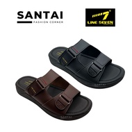 SFC LINE 7 Men Sandal Line Seven Men Slipper Anti Slip Kasut Line 7 Selipar Anti Licin Selipar Lelak