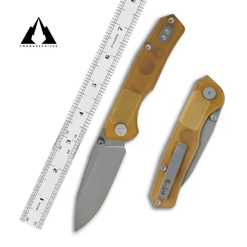 CMBMADEKNIVES CMB Explorer 14C28N Steel Ultem Handle Pocket Folding Camping Outdoors Knife EDC CMB-1