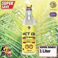 functia MCT Oil Keto Boost 1,000ml ( 1L ) C8 &amp; C10 Ketogenic Diet / น้ำมันเอ็มซีทีออยล์ ขนาด 1,000ml ( 1L ) อุดมไปด้วย C8 และ C10 เหมาะสำหรับผู้ที่ทานคีโตและดูแลสุขภาพ
