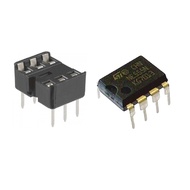 IC Timer 555 with Socket Number 555 with Base