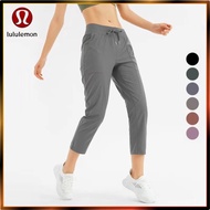 6 color Lululemon  casual pants women Yoga seamless jogging Fitness loose leisure pants ydk11