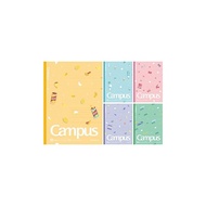 Kokuyo Campus Limited B5 Dot A ruled 5-color pack snack motif notebook N-3CATN-L36X5.