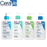 CeraVe Hydrating Cleanser Foaming Cleanser SA Smoothing Cleanser Moisturising Lotion (236ml)