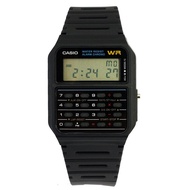 [Original] Casio Men Digital Calculator Black Dial Rubber Strap Watch CA-53W-1Z