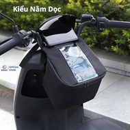 BINKE Motorcycle Handlebar Bag to Watch Google Map for Phone, Handy Items for Grap and Backpacking