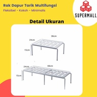 RAK DAPUR BUMBU LC5FLJ SERBAGUNA STORAGE RACK KITCHEN SPICE