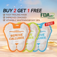 LANBENA Foot Mask Exfoliating Whitening Foot Mask foot spa foot scrub callus remover Dead Peel Off M