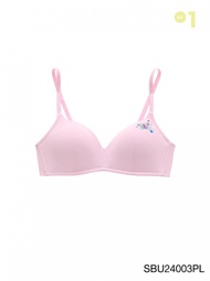 Sabina Pretty Perfect Level 1 เสื้อชั้นใน ไร้โครง รหัส SBU24003PL - สีชมพูอ่อน