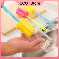 ECO Simple and durable cup brush long handle sponge cleaning bottle brush cleaning brush feeding bottle brush