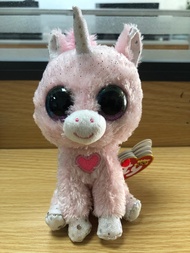 【】 15cm Ty Beanie Glittery Big Eyes Ruby Zuri Boris Monkey Cute Soft Stuffed Plush Animal Doll Toy D