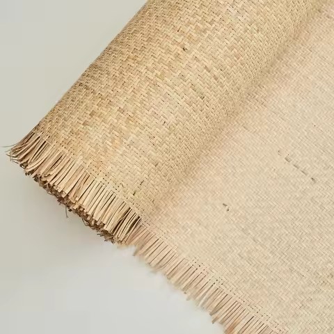 35/40/45/50/60/70/80cm Wide Rattan Cane Webbing Roll Natural, Length 4.5-6M Caning Material, Rattan 