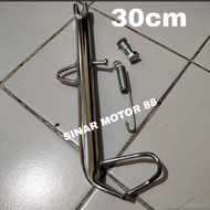SINAR MOTOR Side Stand Ninja R SS RX KING Length 30cm Details Like Original kawasaki - CHROME